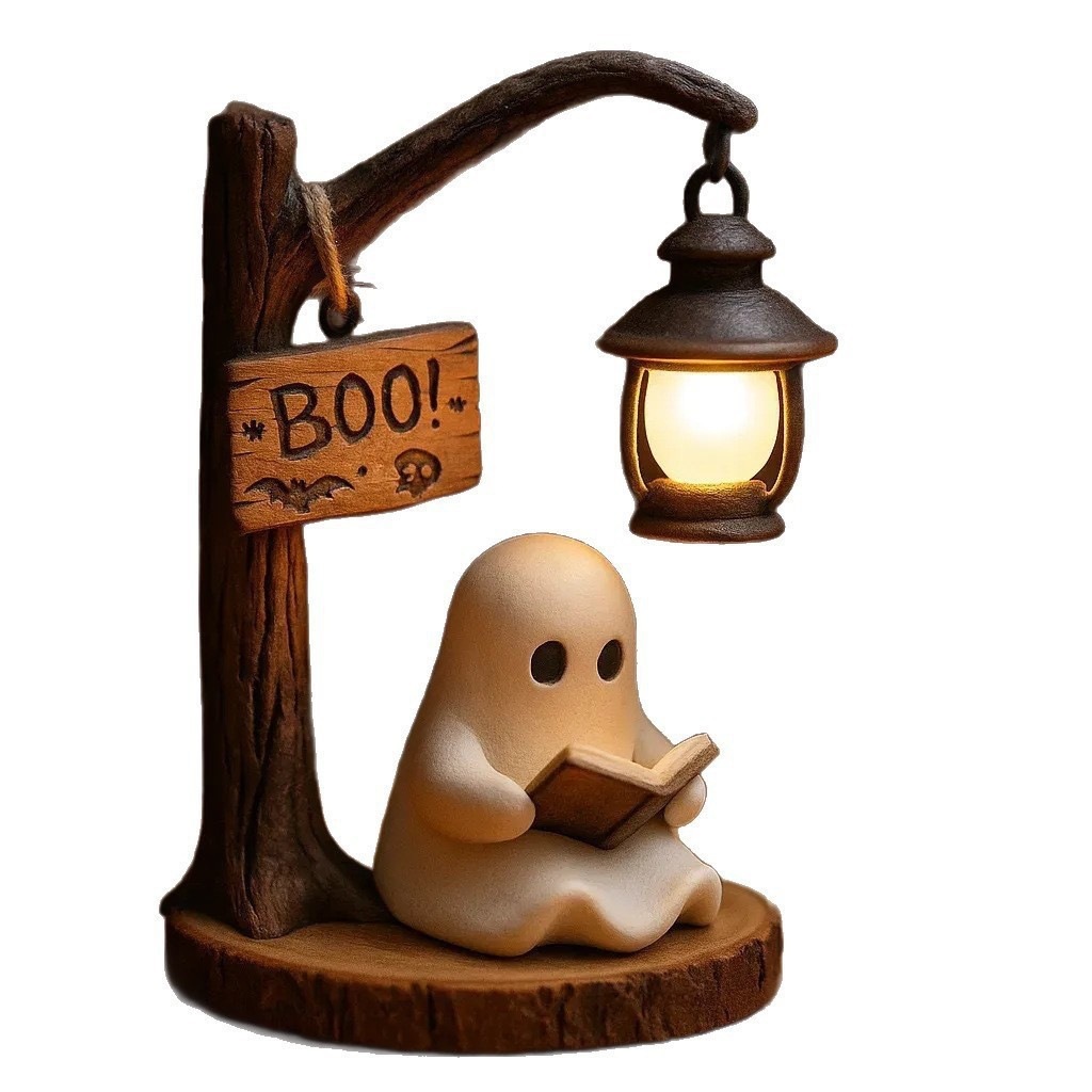 Desk Setup Lamp - Spookachtige leeslamp 4,3x3,14x6,3 inch van hars,