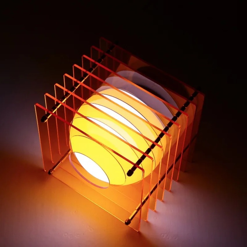 Desk Setup Lamp - DIY Maanlamp Acryl Duizendlaagse Lamp Bureaudecoratie