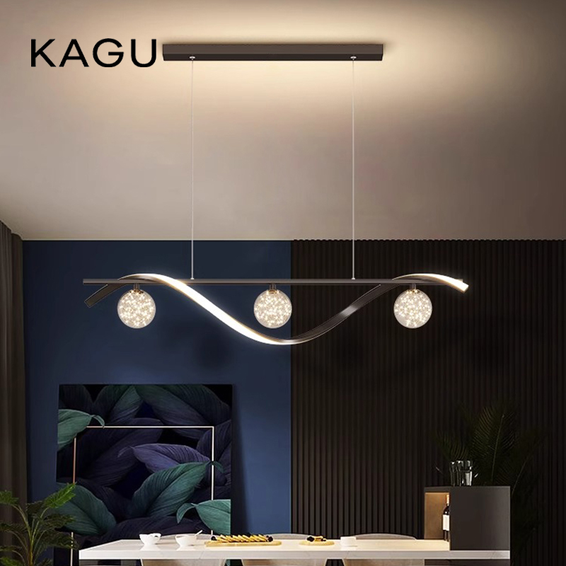Desk Setup Minimalist - Moderne minimalistische led-hanglampen dimmen voor salontafel