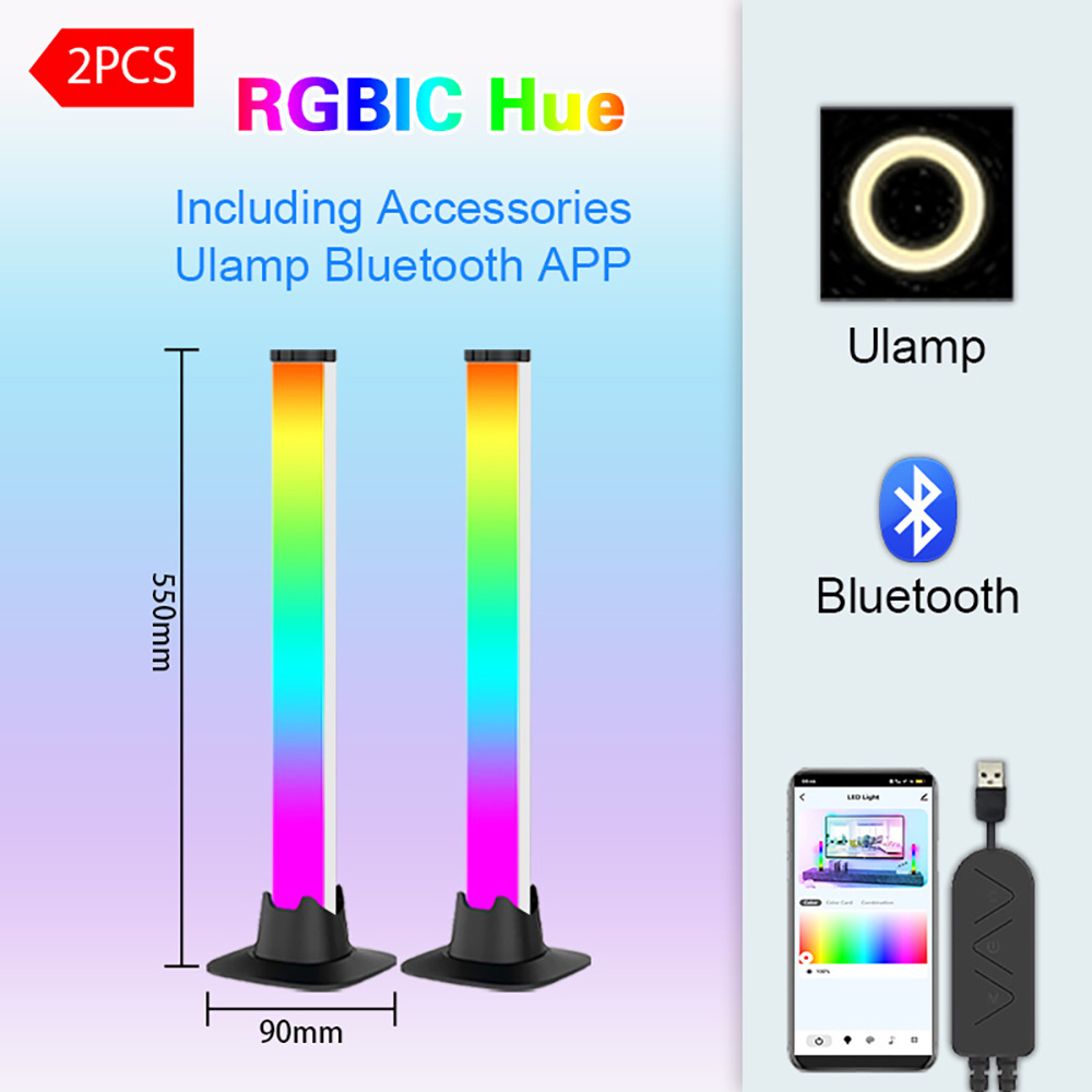 RGB LED-lichtbalk, Bluetooth S - Desk Setup With Tv recensie en prijs