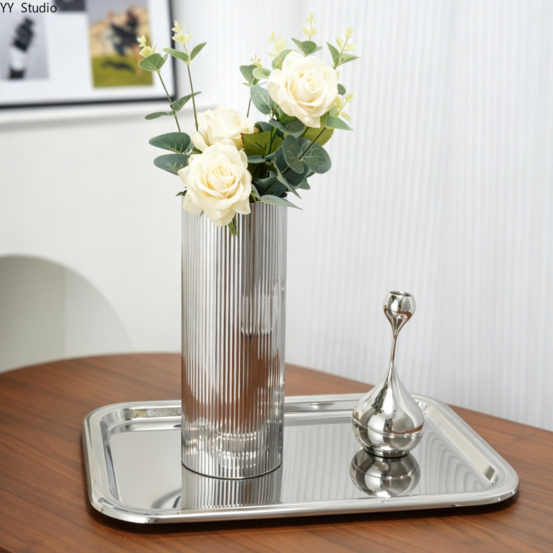 Luxe roestvrijstalen vaas Scan - Desk Setup Minimalist recensie en prijs