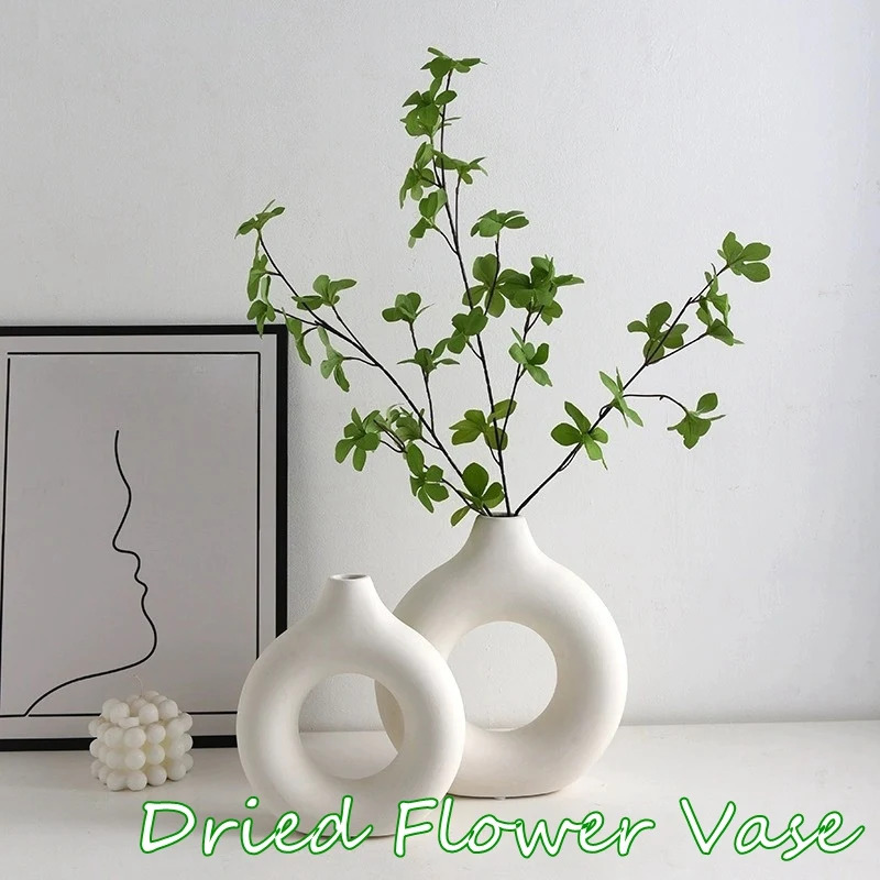 Creatieve donutvormige vaas, p - Desk Setup Minimalist recensie en prijs
