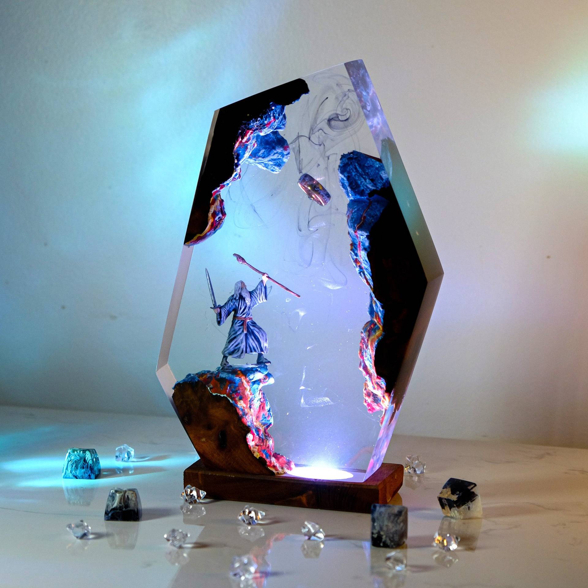 Filmscène Figuur Tafel Resin L - Desk Setup Lamp recensie en prijs