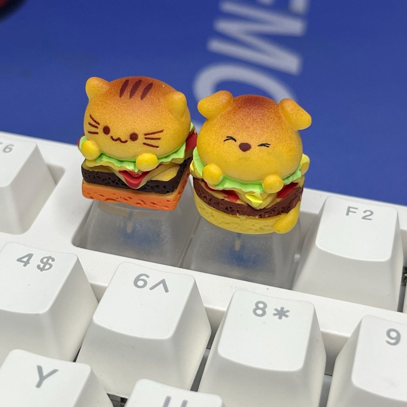 Cartoon Burger Cat Puppy Keyca - Desk Setup With Tv recensie en prijs